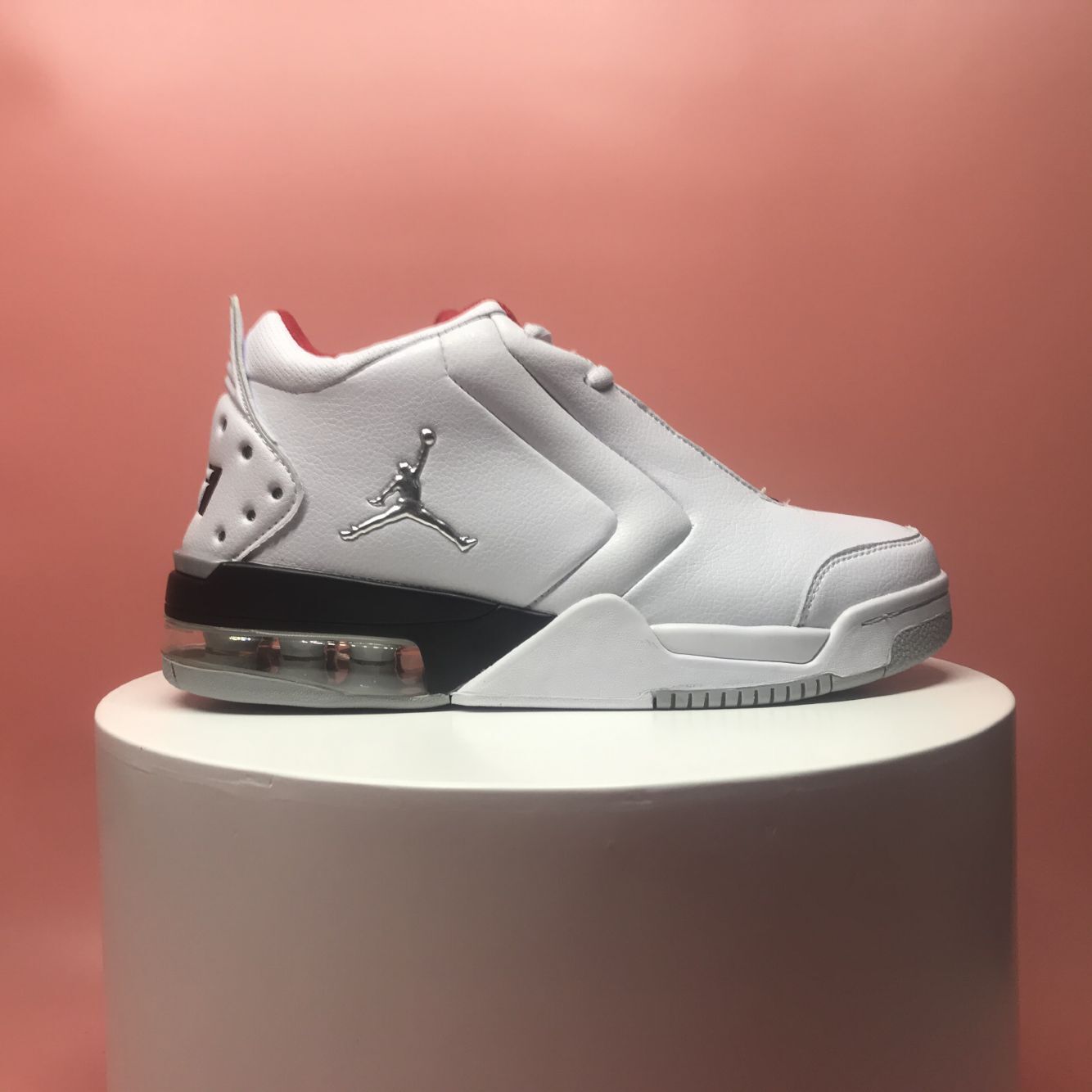 Air Jordan Big Fun White Silver Shoes - Click Image to Close